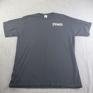 Zumba Wear Shirt Womens One Size Fits Most Black Dance Workout Active Top